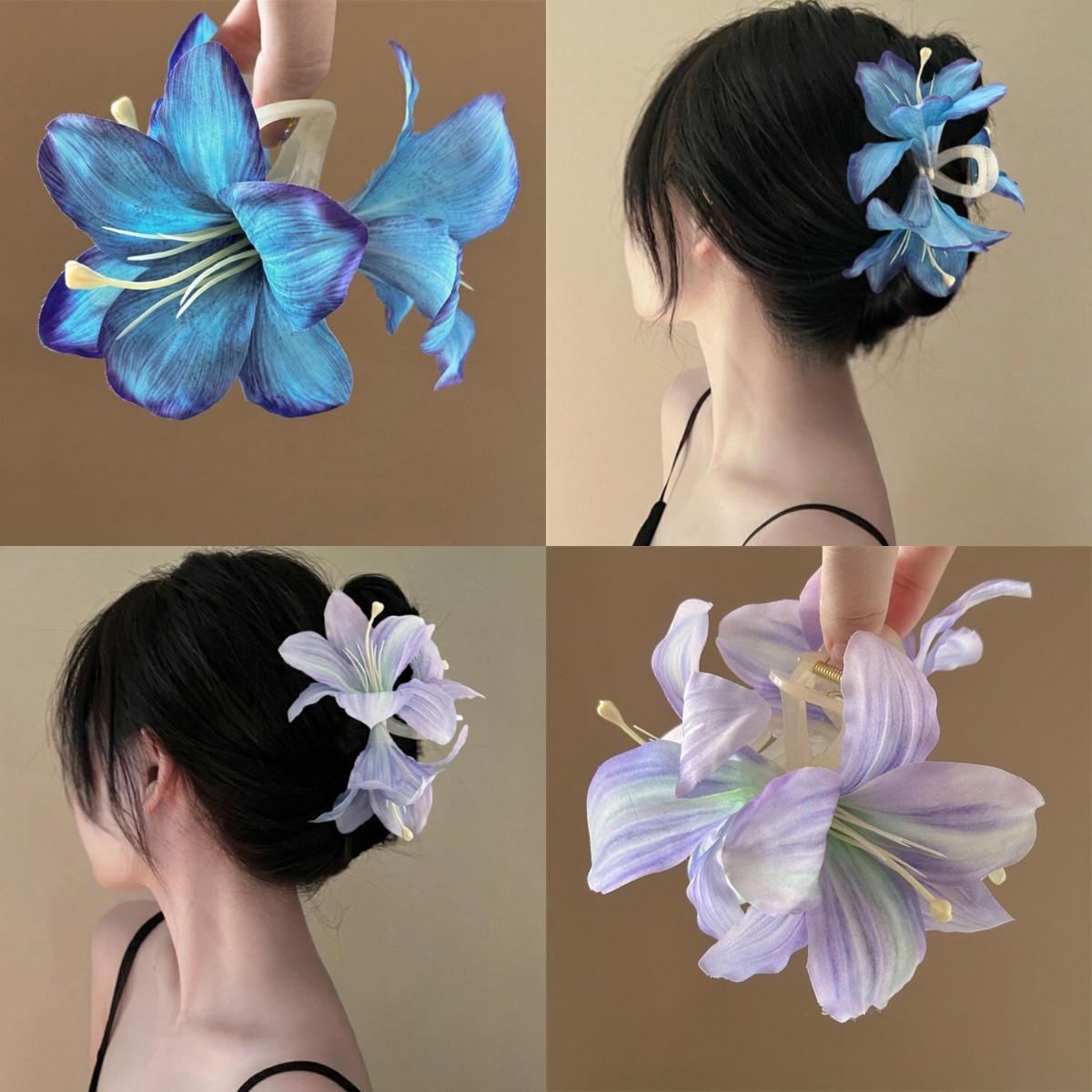 Travel Accessories For Girls - Super Fairy Emulational Lily Flower Hair