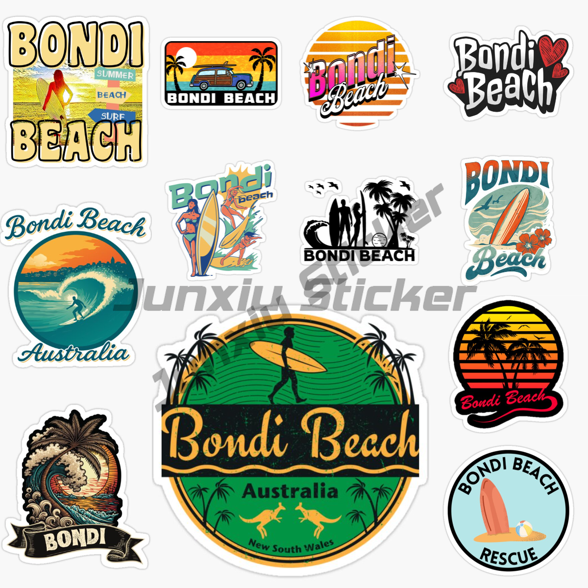 Travel Accessories Australia - SYDNEY AUSTRALIA Scenic Travel Car Sticker