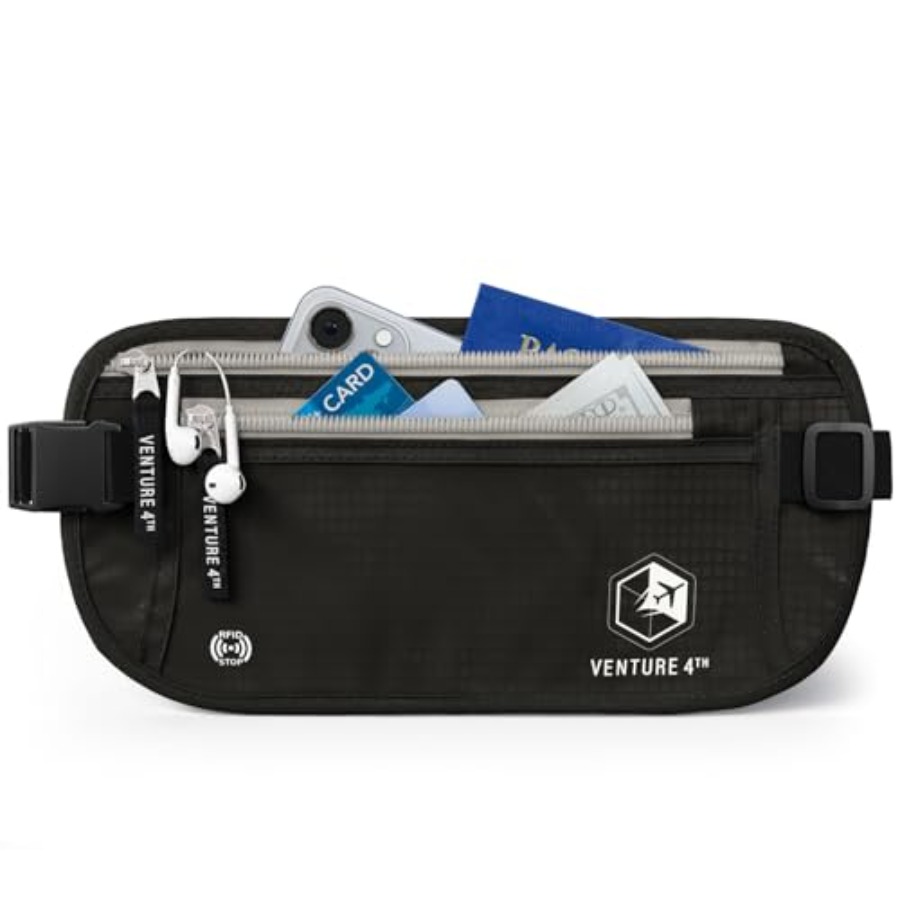 Money Belt Hidden - Money Belt for Travel Slim Hidden