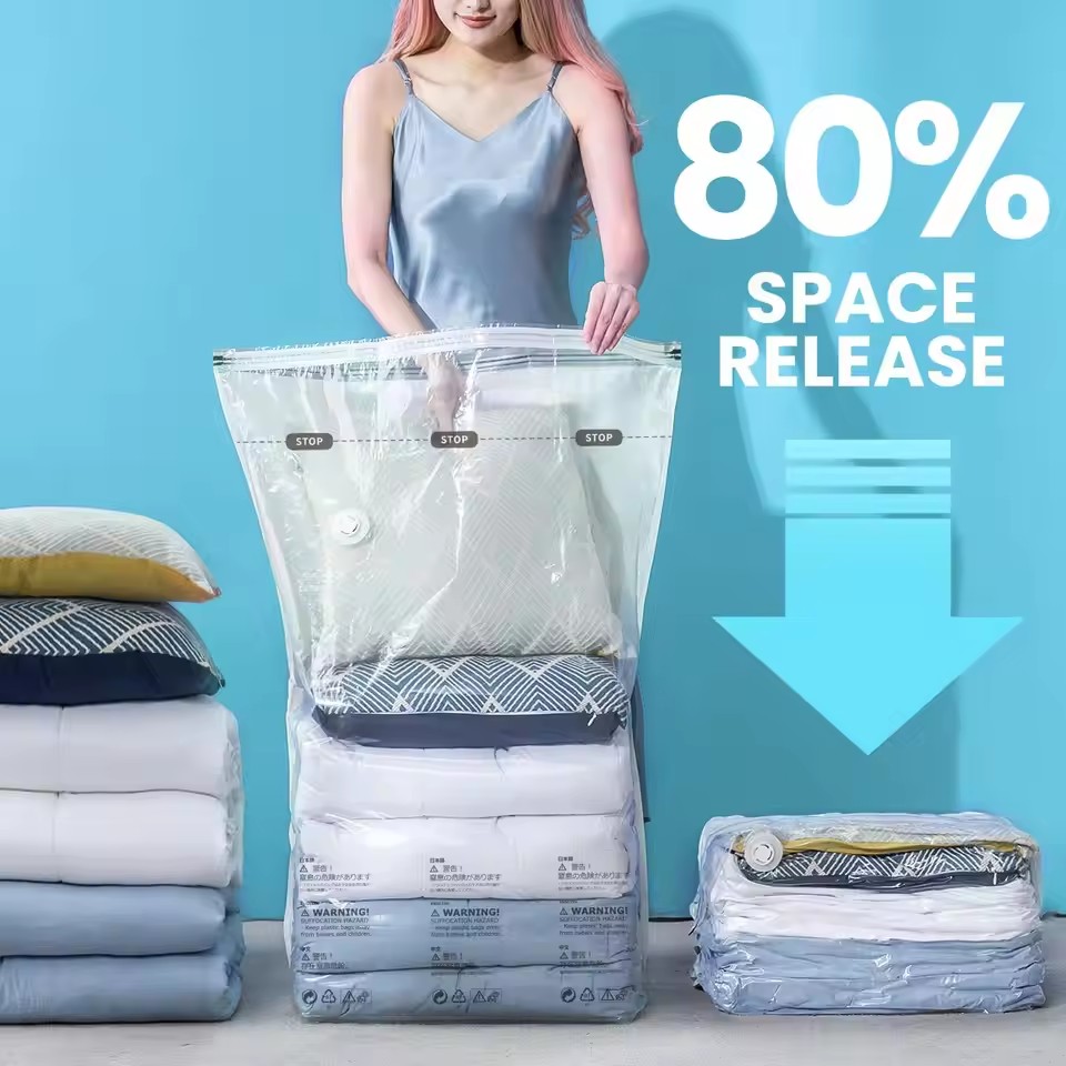 Travel Accessories You Need - 1pc No Need Pump Vacuum Bags