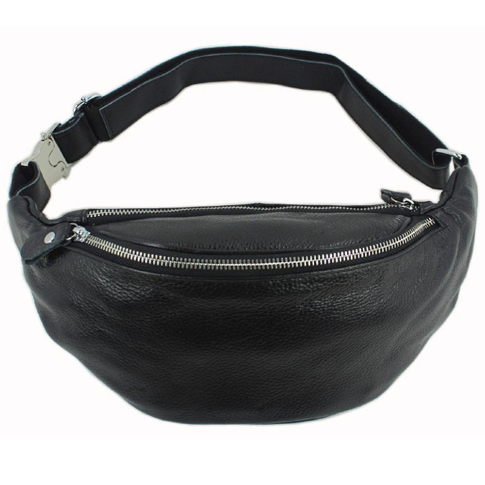 Money Belt Hidden - Fashion Genuine Leather waist bag for
