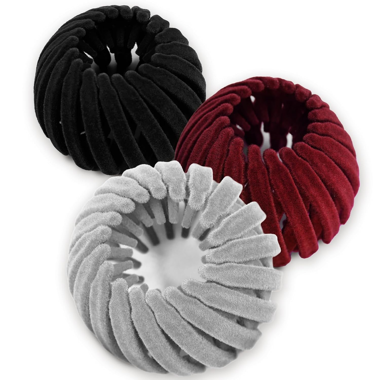 Travel Accessories Officeworks - Bird Nest Velvet Magic Hair Clip