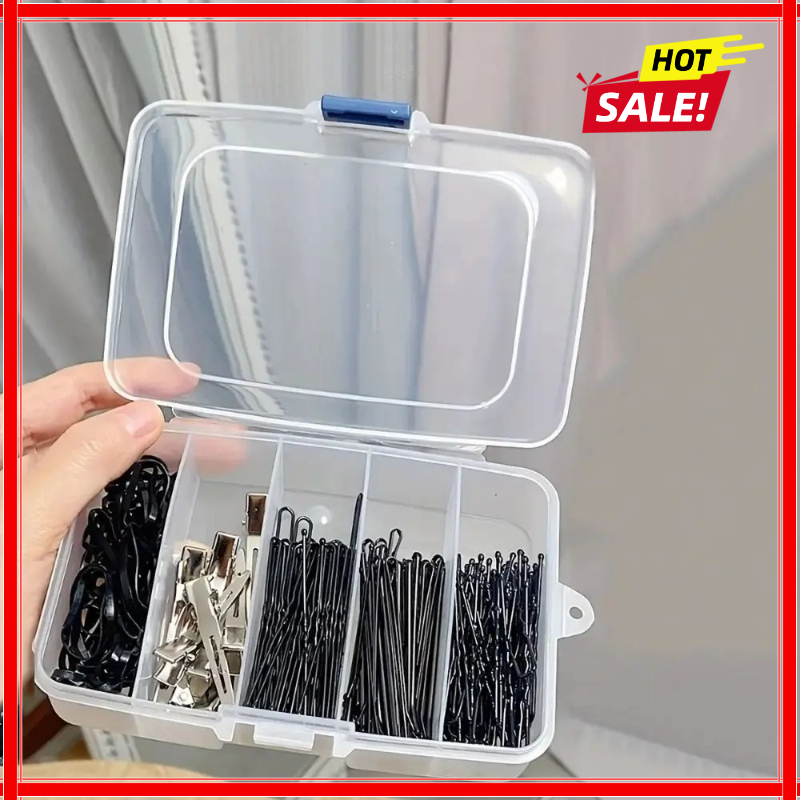 2pc Clear 5-grid Portable Plas - Accessories Travel Jewelry Box ulasan dan harga