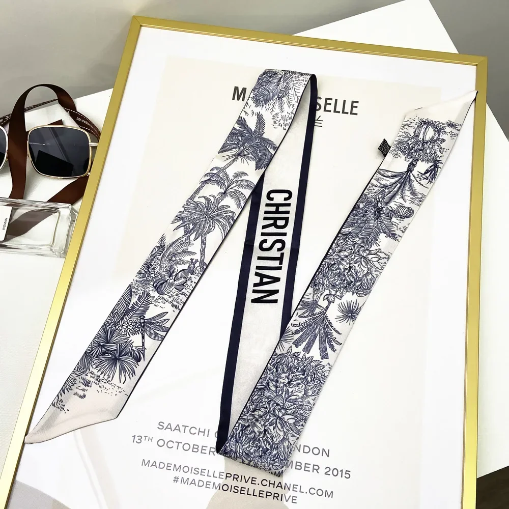 Extended Ribbon Scarf, Silk Ha - Travel Accessories Aesthetic ulasan dan harga