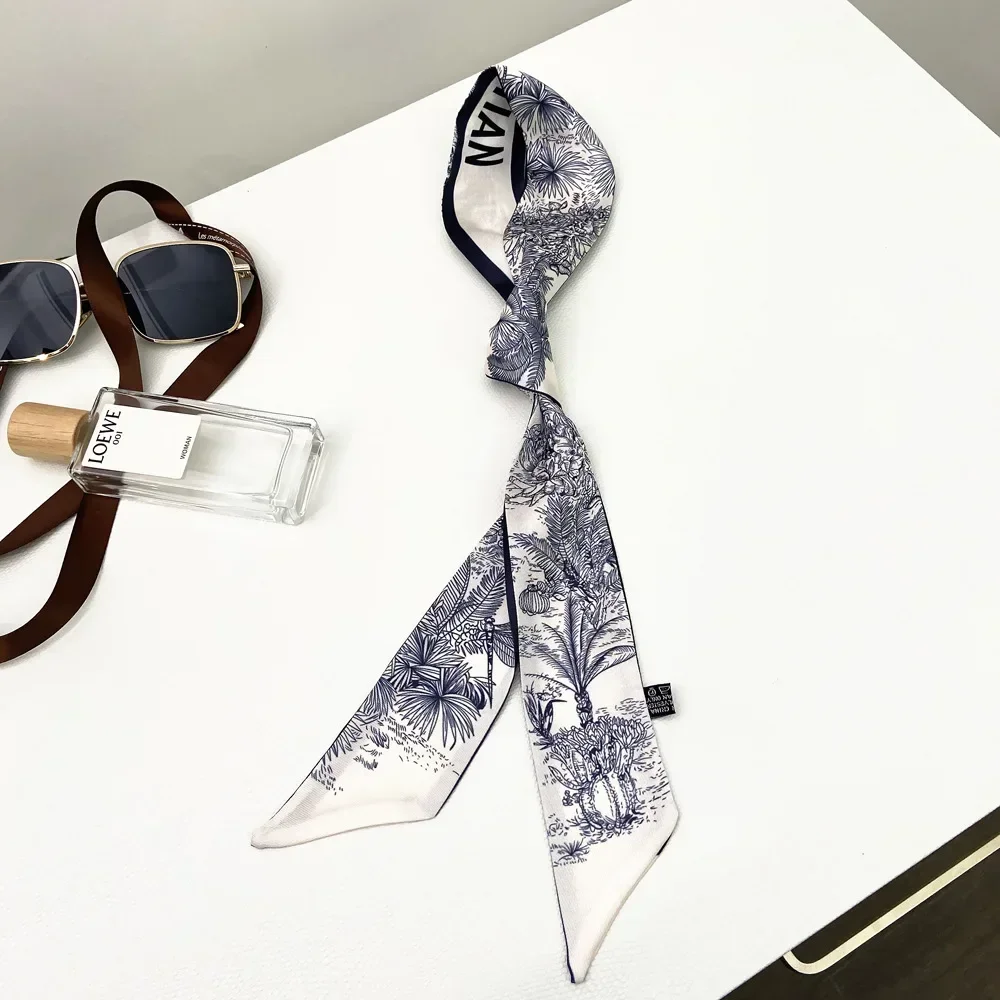 Extended Ribbon Scarf, Silk Ha - Travel Accessories Aesthetic ulasan dan harga