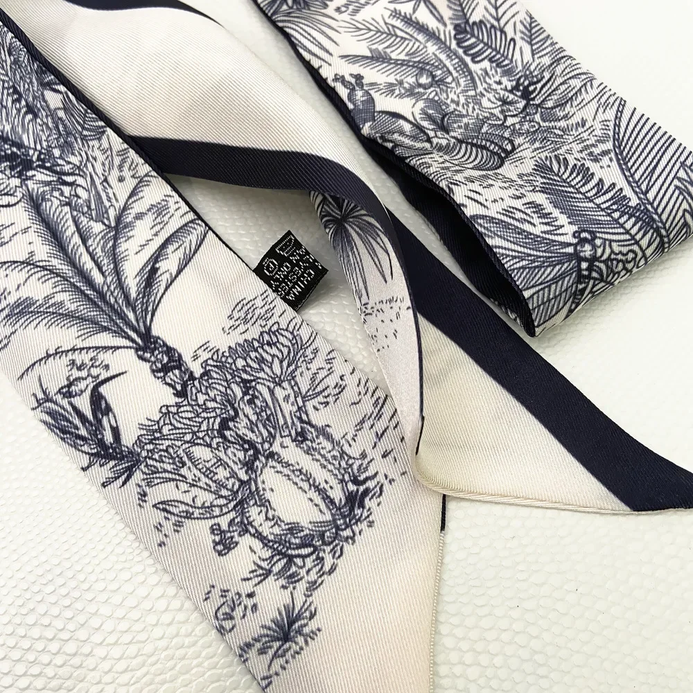 Extended Ribbon Scarf, Silk Ha - Travel Accessories Aesthetic ulasan dan harga