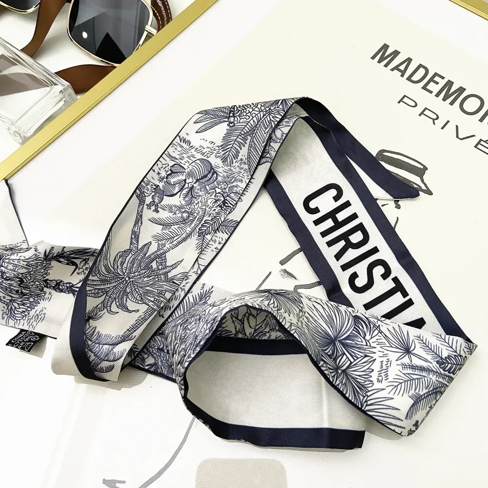Extended Ribbon Scarf, Silk Ha - Travel Accessories Aesthetic ulasan dan harga