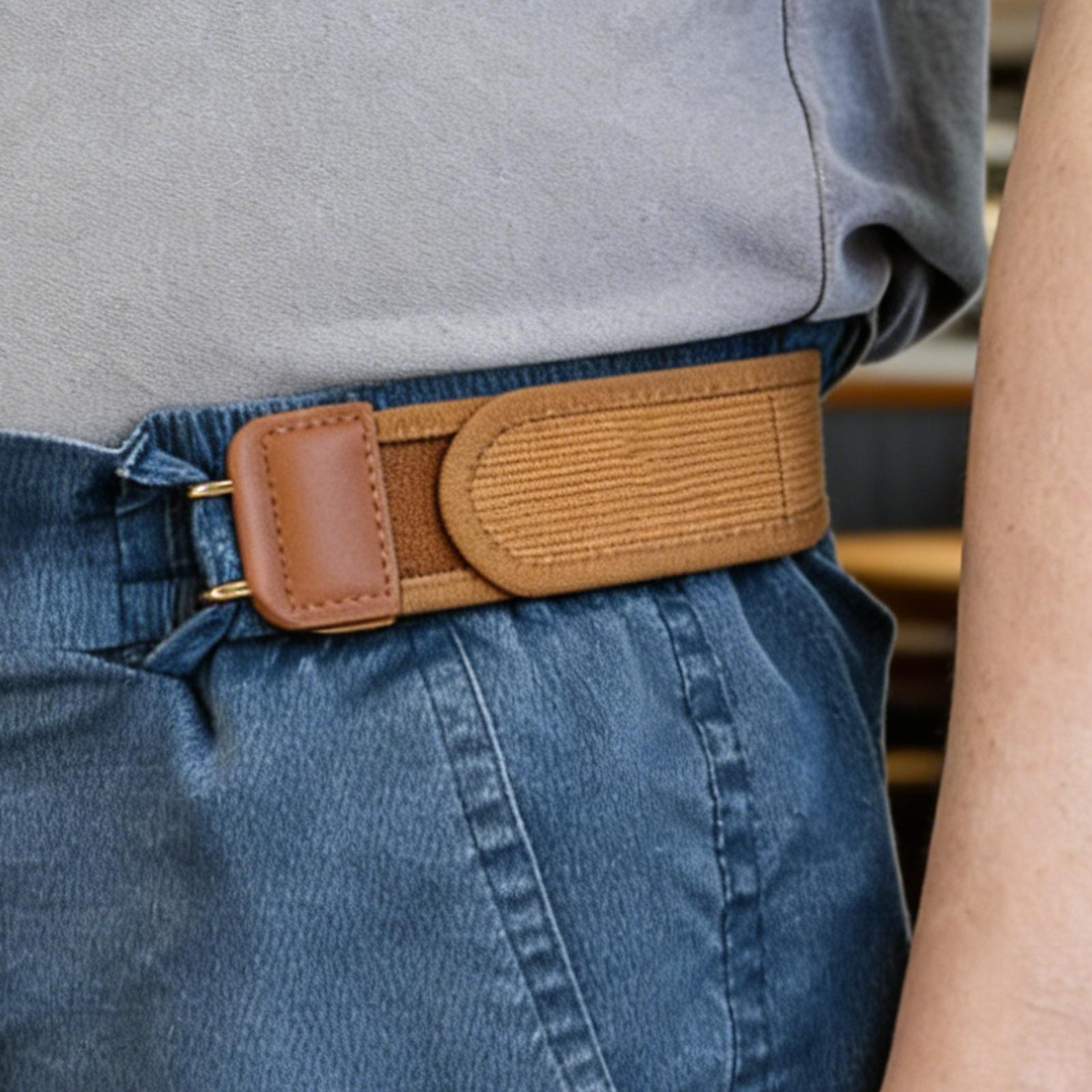 No Buckle Elastic Belt Unisex  - Travel Accessories Officeworks ulasan dan harga