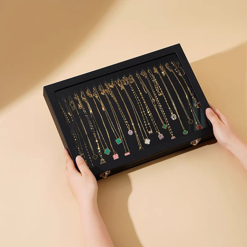 Wood Jewelry Box For Wedding M - Accessories Travel Jewelry Box ulasan dan harga
