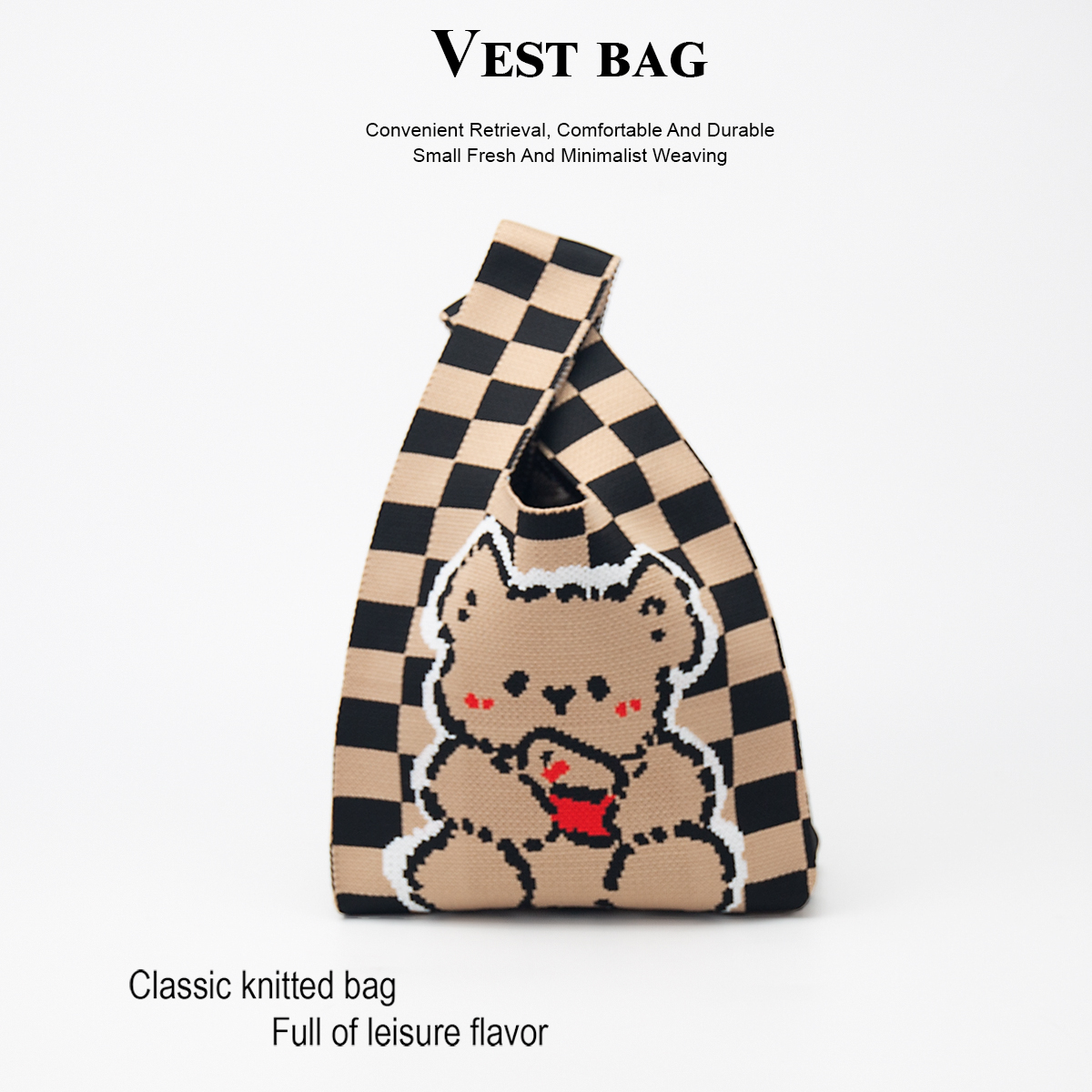 Cute Knitted Handbag for Girls - Travel Accessories For Girls ulasan dan harga
