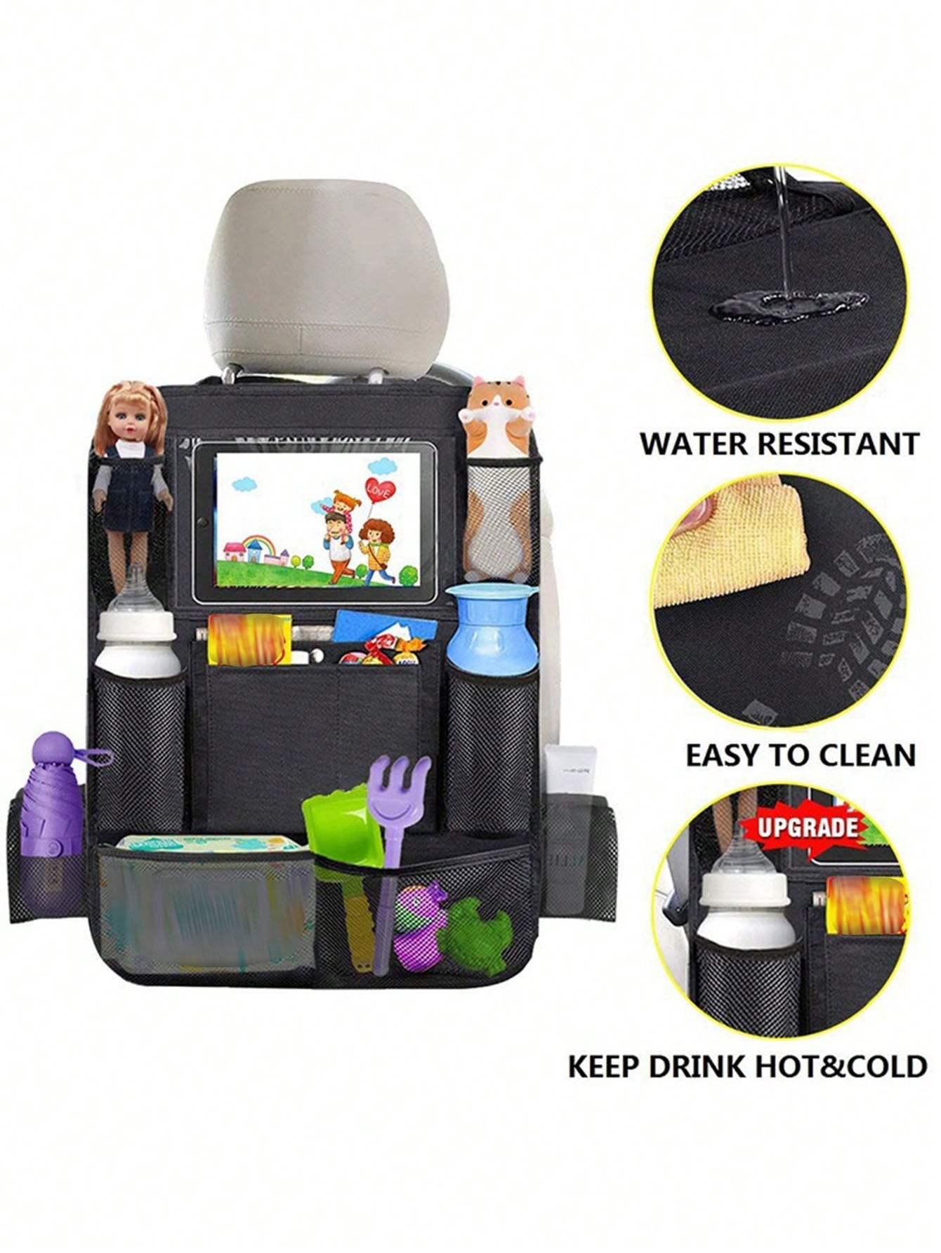 1pc Baby Car Real Seat Storage - Travel Accessories You Need ulasan dan harga