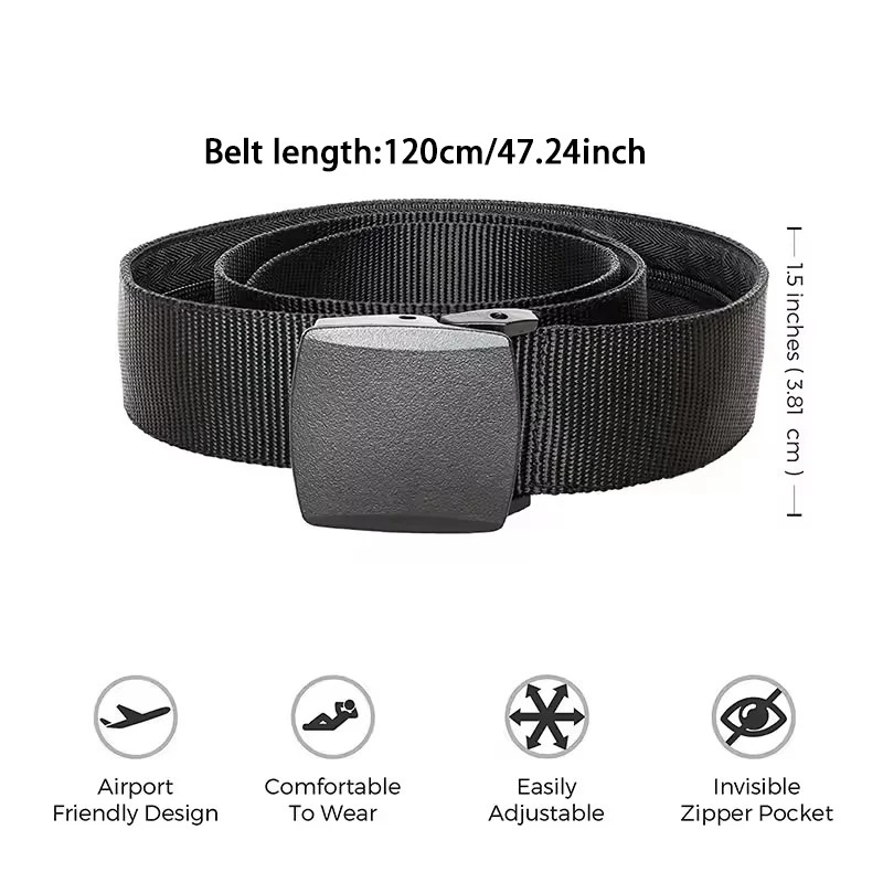 New Travel Cash Anti Theft Bel - Money Belt Hidden ulasan dan harga