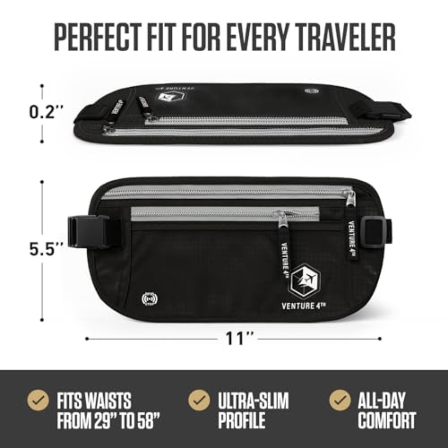 Money Belt for Travel Slim Hid - Money Belt Hidden ulasan dan harga