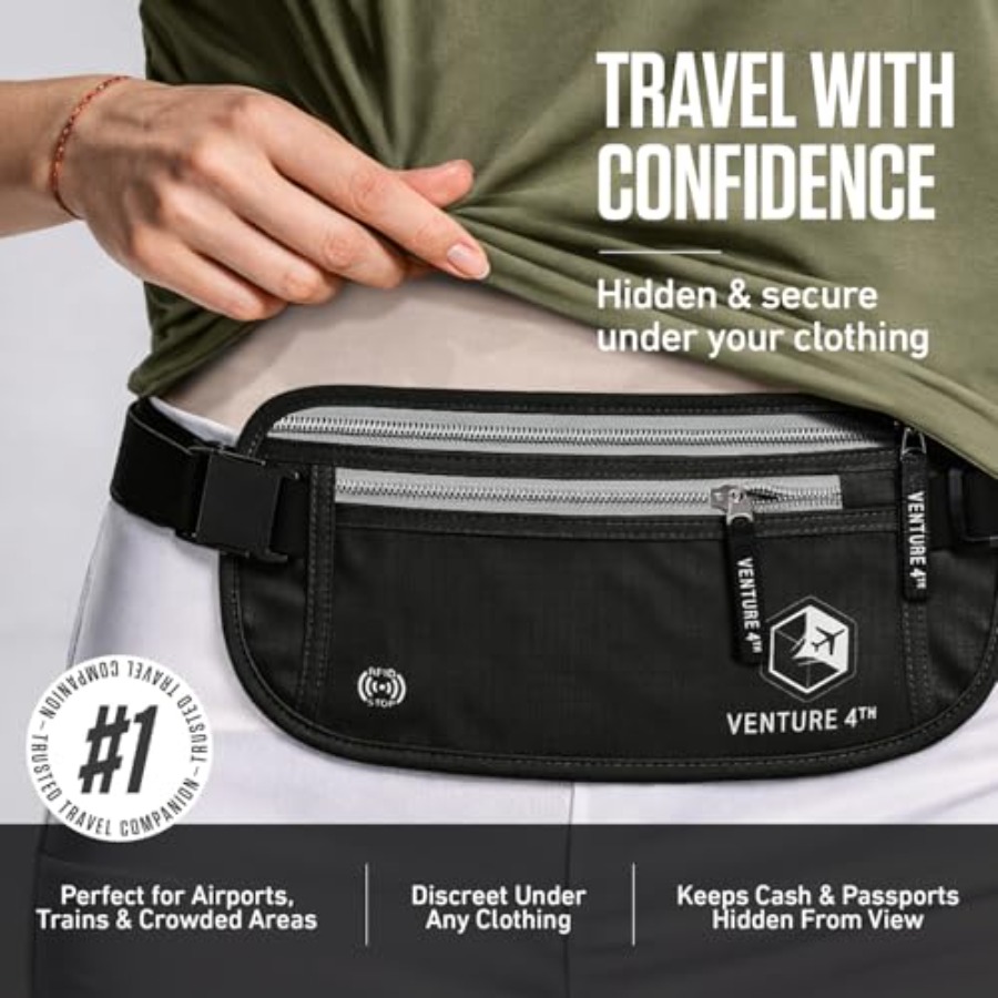 Money Belt for Travel Slim Hid - Money Belt Hidden ulasan dan harga