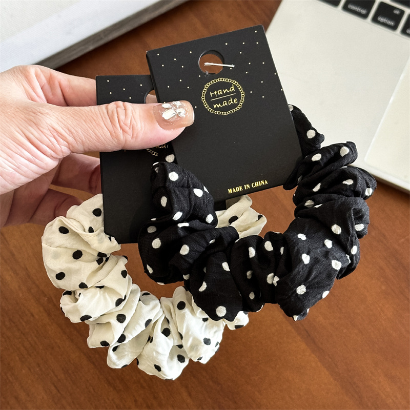 11cm/14cm Dot Cloth Scrunchies - Travel Accessories Aesthetic ulasan dan harga