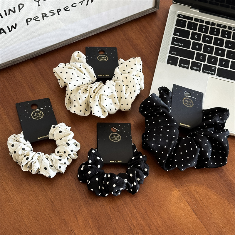 11cm/14cm Dot Cloth Scrunchies - Travel Accessories Aesthetic ulasan dan harga