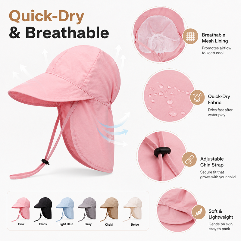 Quick Dry Baby Hats Summer Thi - Travel Accessories For Girls ulasan dan harga