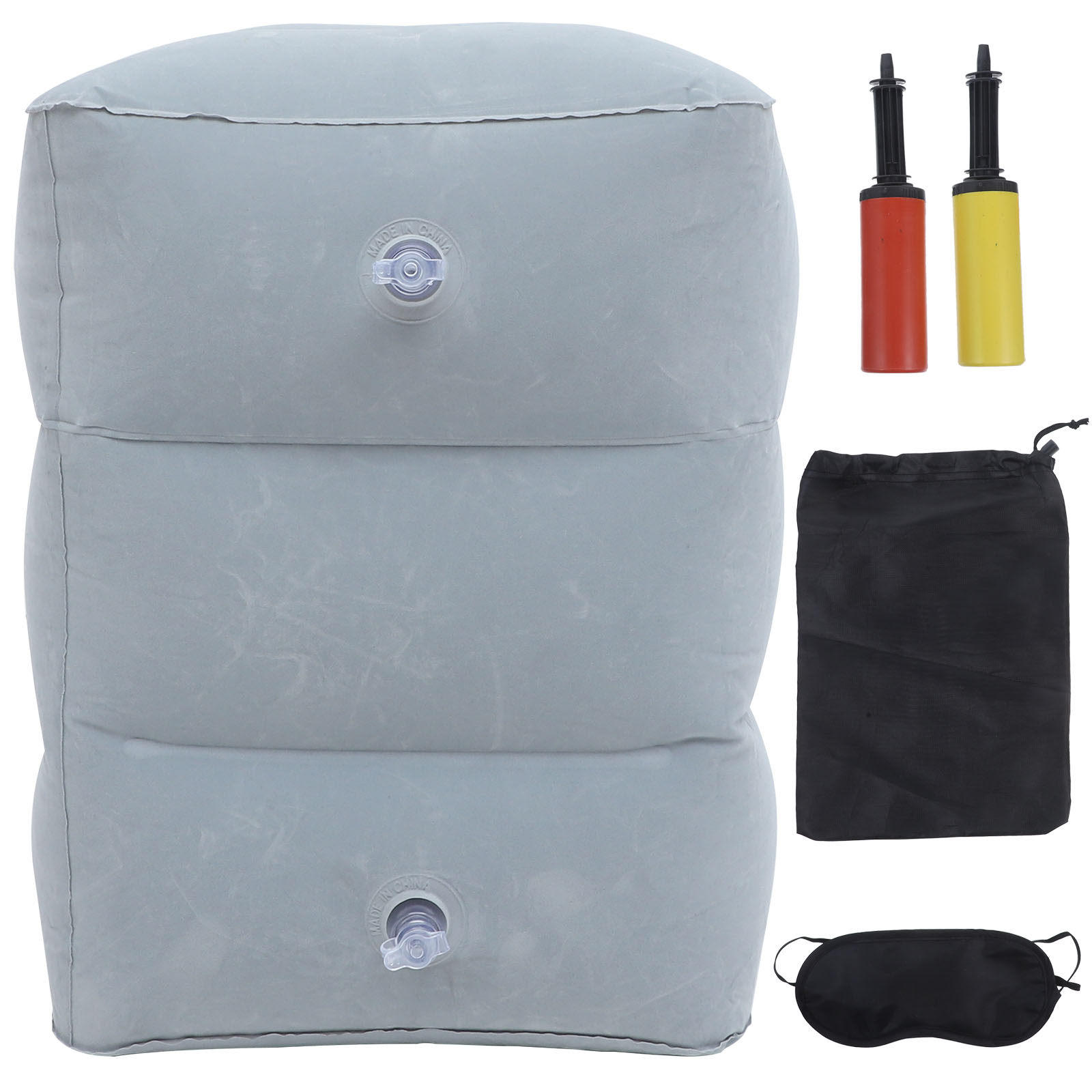 1Set Inflatable Foot Rest Pill - Travel Pillow Inflatable ulasan dan harga