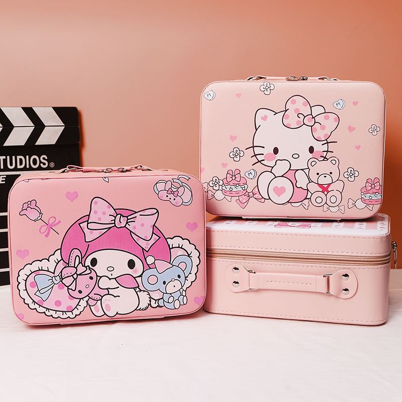 Sanrio Hello Kitty Cosmetic Ba - Travel Accessories Toiletries ulasan dan harga