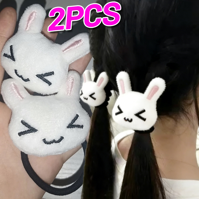 Sweet Plush Bunny Hair Tie Cut - Travel Accessories For Girls ulasan dan harga