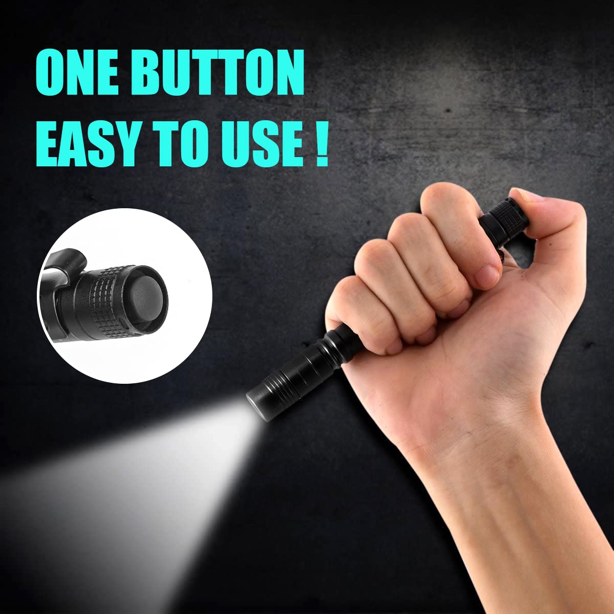 Portable Mini LED Pen Flashlig - Travel Accessories In Car ulasan dan harga