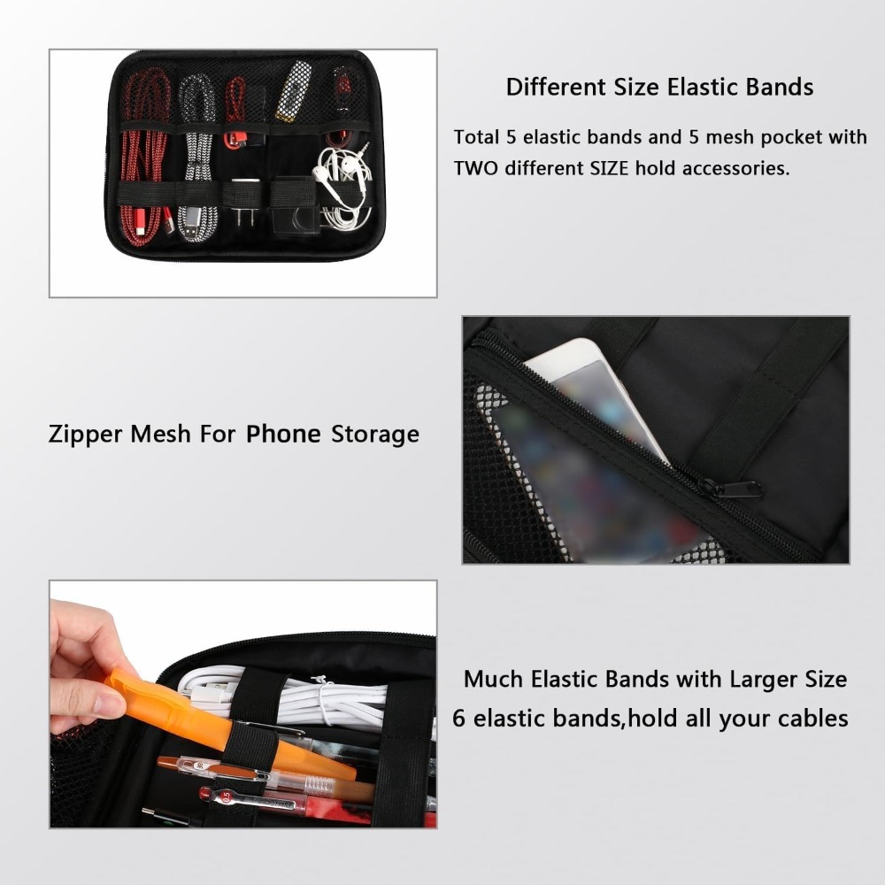 Electronics Organizer Travel C - Travel Accessories And Bags ulasan dan harga