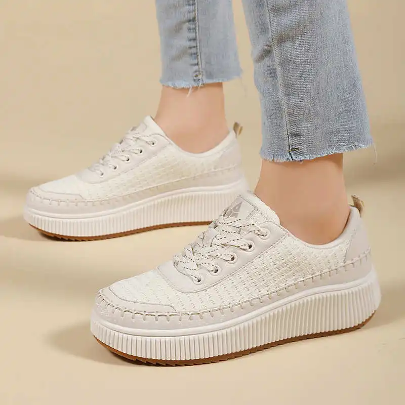 Brown Shoes Woman Flats Autumn - Travel Accessories Long Flight ulasan dan harga