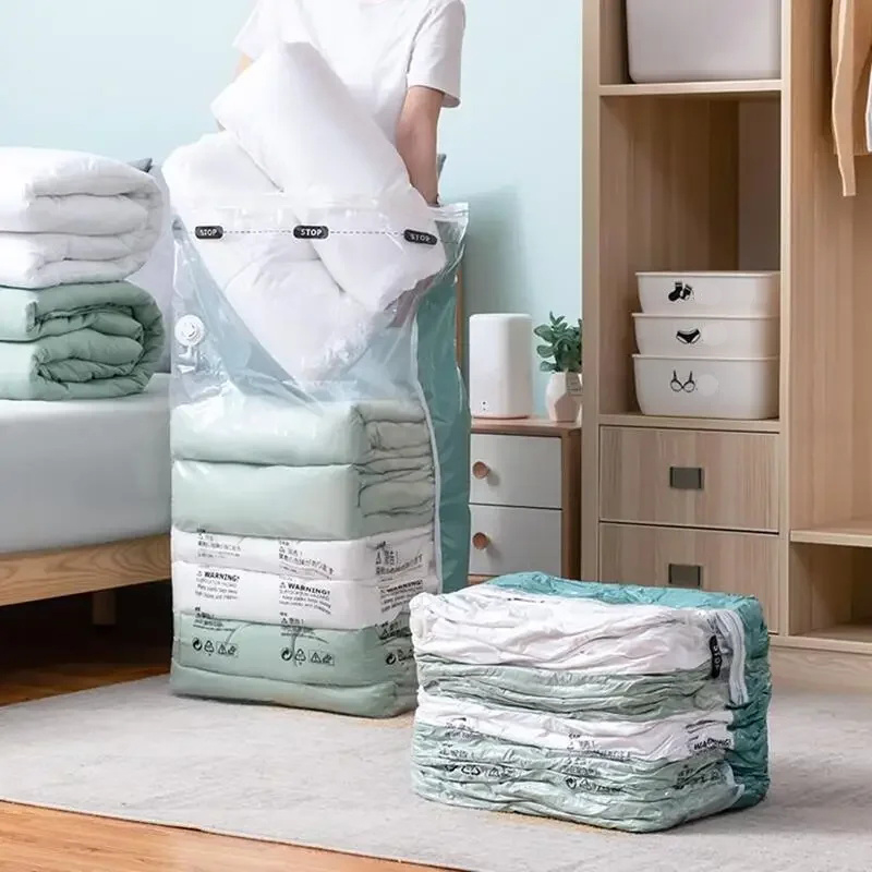 1pc No Need Pump Vacuum Bags L - Travel Accessories You Need ulasan dan harga