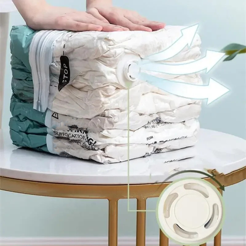 1pc No Need Pump Vacuum Bags L - Travel Accessories You Need ulasan dan harga
