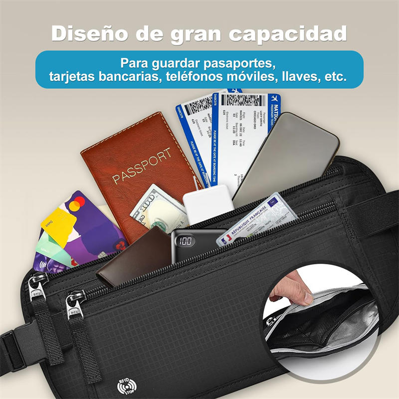 RFID Blocking Waterproof Sport - Money Belt Hidden ulasan dan harga