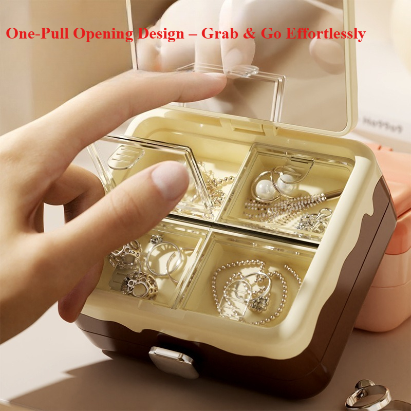 Portable Jewelry Organizer Min - Accessories Travel Jewelry Box ulasan dan harga