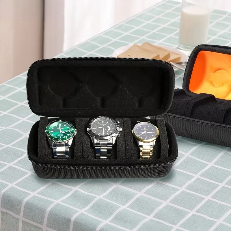 Travel Case for Watch with 3 S - Accessories Travel Jewelry Box ulasan dan harga