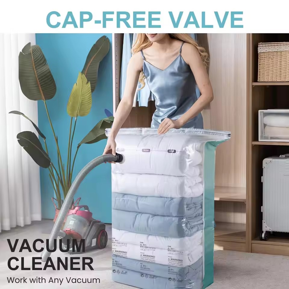 1pc No Need Pump Vacuum Bags L - Travel Accessories You Need ulasan dan harga