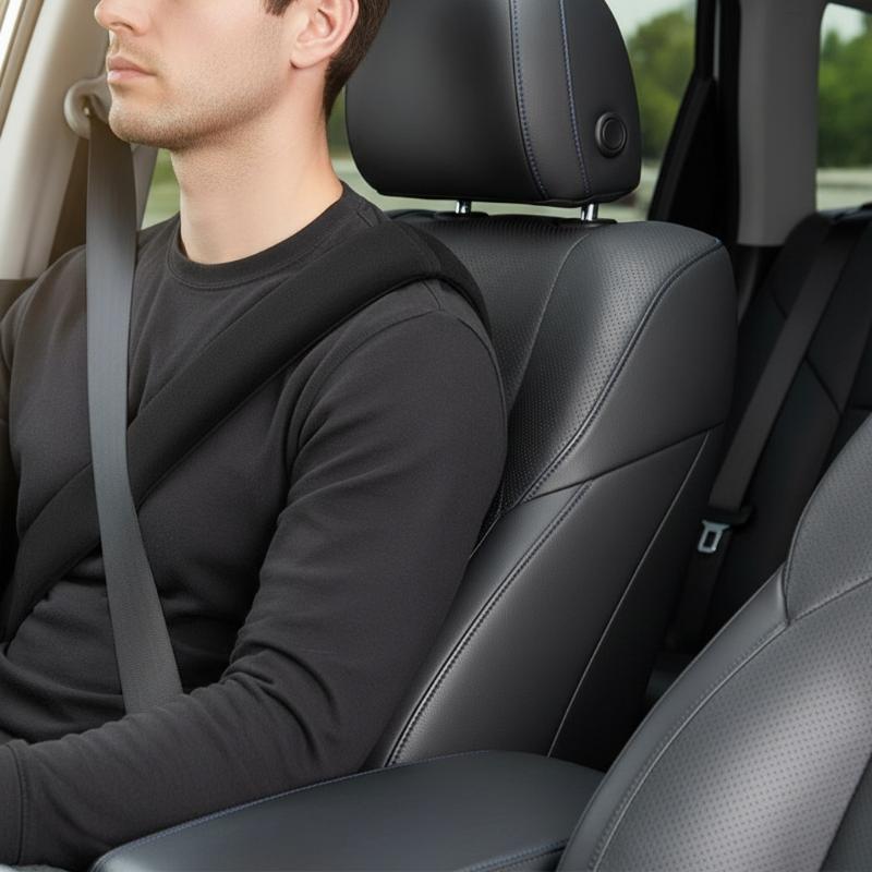 1/2pcs Soft Seat Belt Covers C - Travel Accessories In Car ulasan dan harga