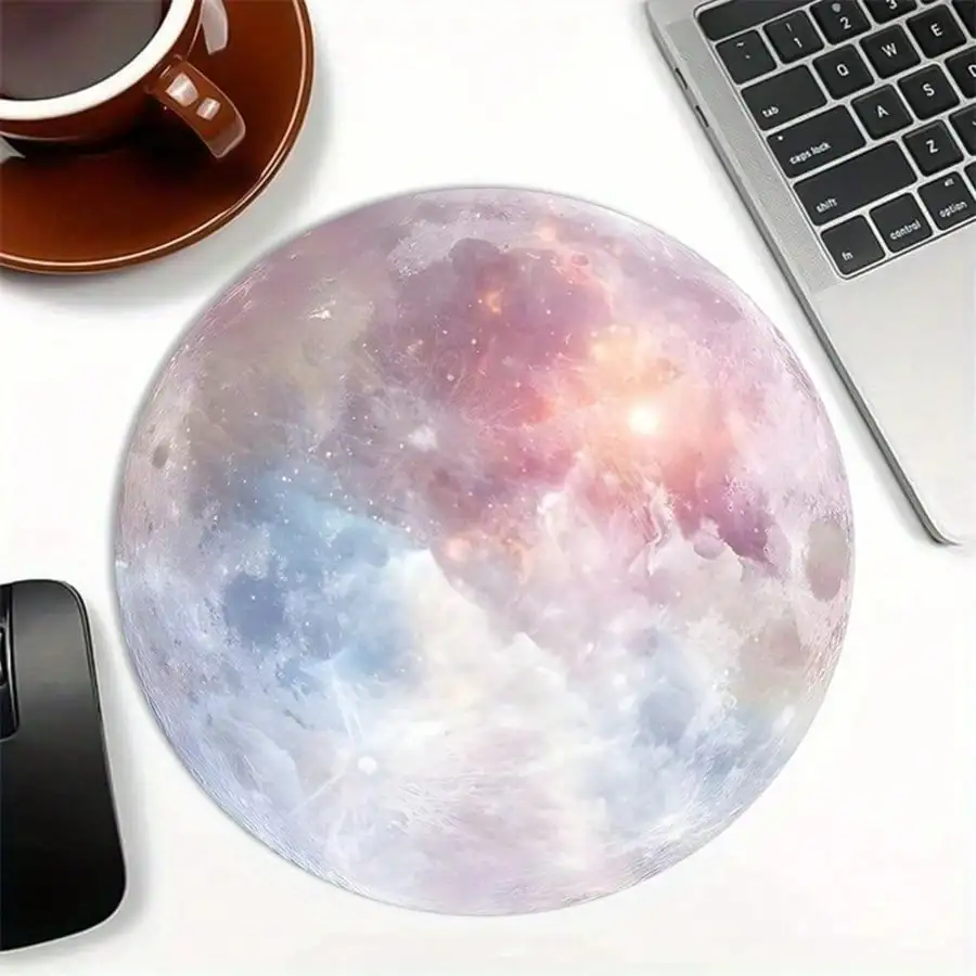 1 Purple Marble Moon Cute Mous - Travel Accessories Officeworks ulasan dan harga