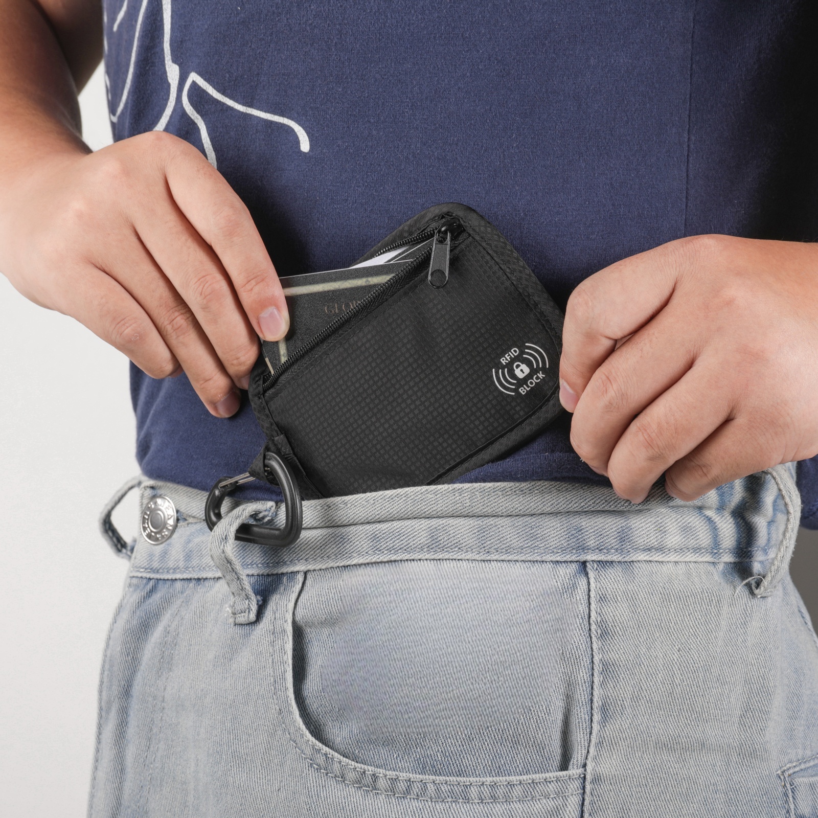 RFID Blocking Lightweight Hidd - Money Belt Hidden ulasan dan harga