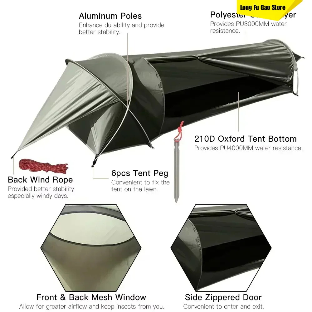 New Ultralight Single Person T - Travel Accessories You Need ulasan dan harga