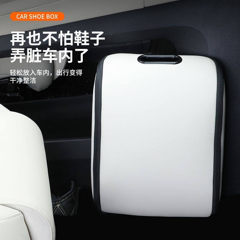 Portable Car Shoe Storage Box  - Travel Accessories In Car ulasan dan harga