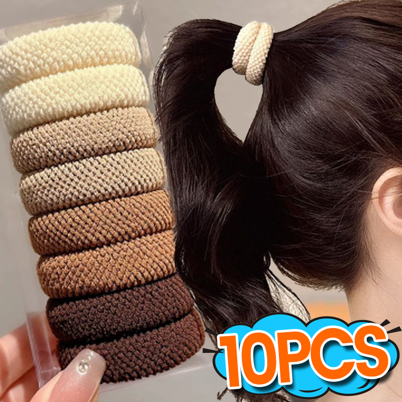 Seamless Hair Ties Thick Elast - Travel Accessories For Girls ulasan dan harga