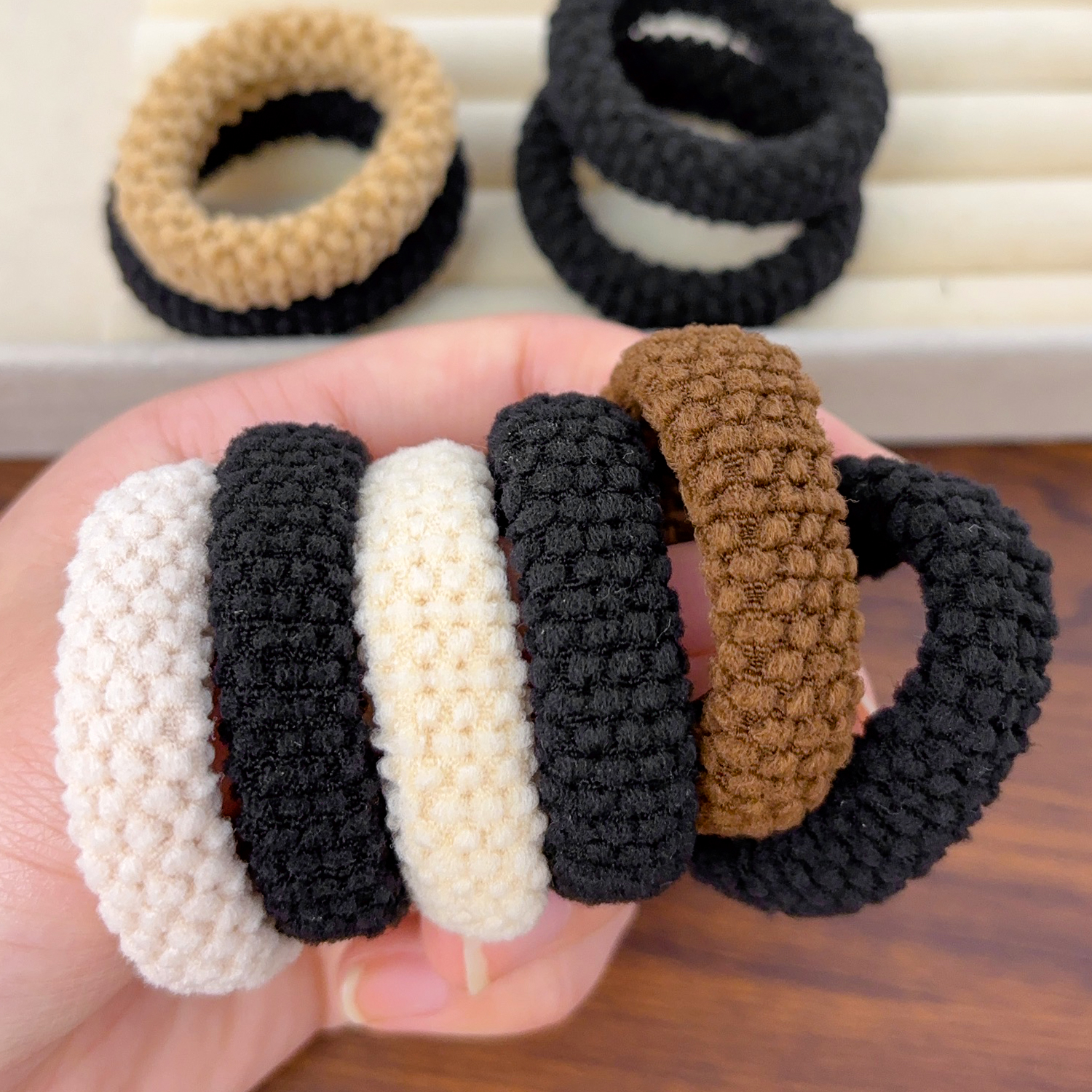 Seamless Hair Ties Thick Elast - Travel Accessories For Girls ulasan dan harga
