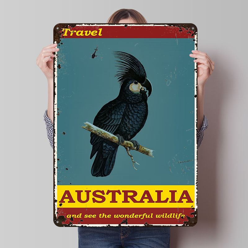 Australia Travel Tin Poster Cu - Travel Accessories Australia ulasan dan harga