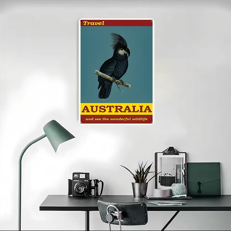 Australia Travel Tin Poster Cu - Travel Accessories Australia ulasan dan harga