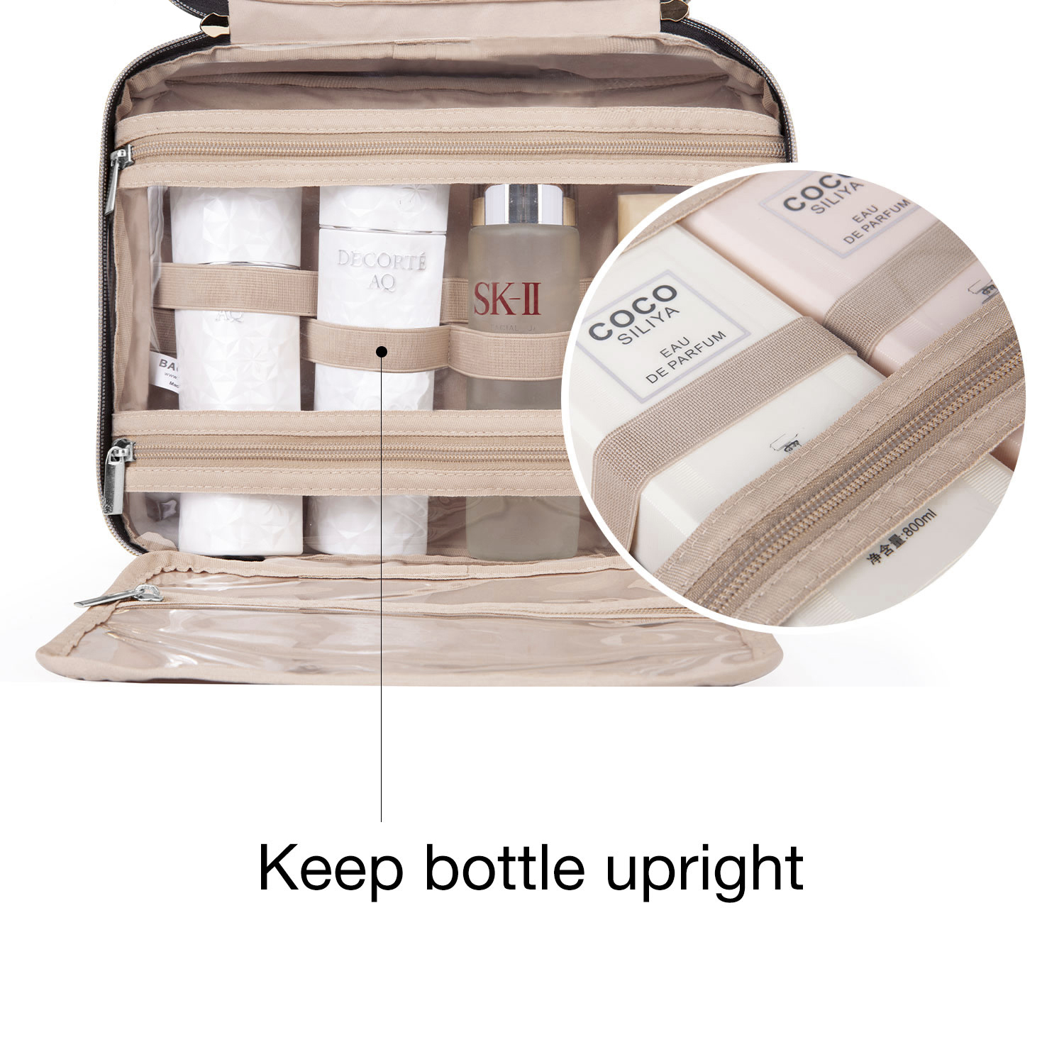 BAGSMART Toiletry Bag Cosmetic - Travel Accessories Toiletries ulasan dan harga