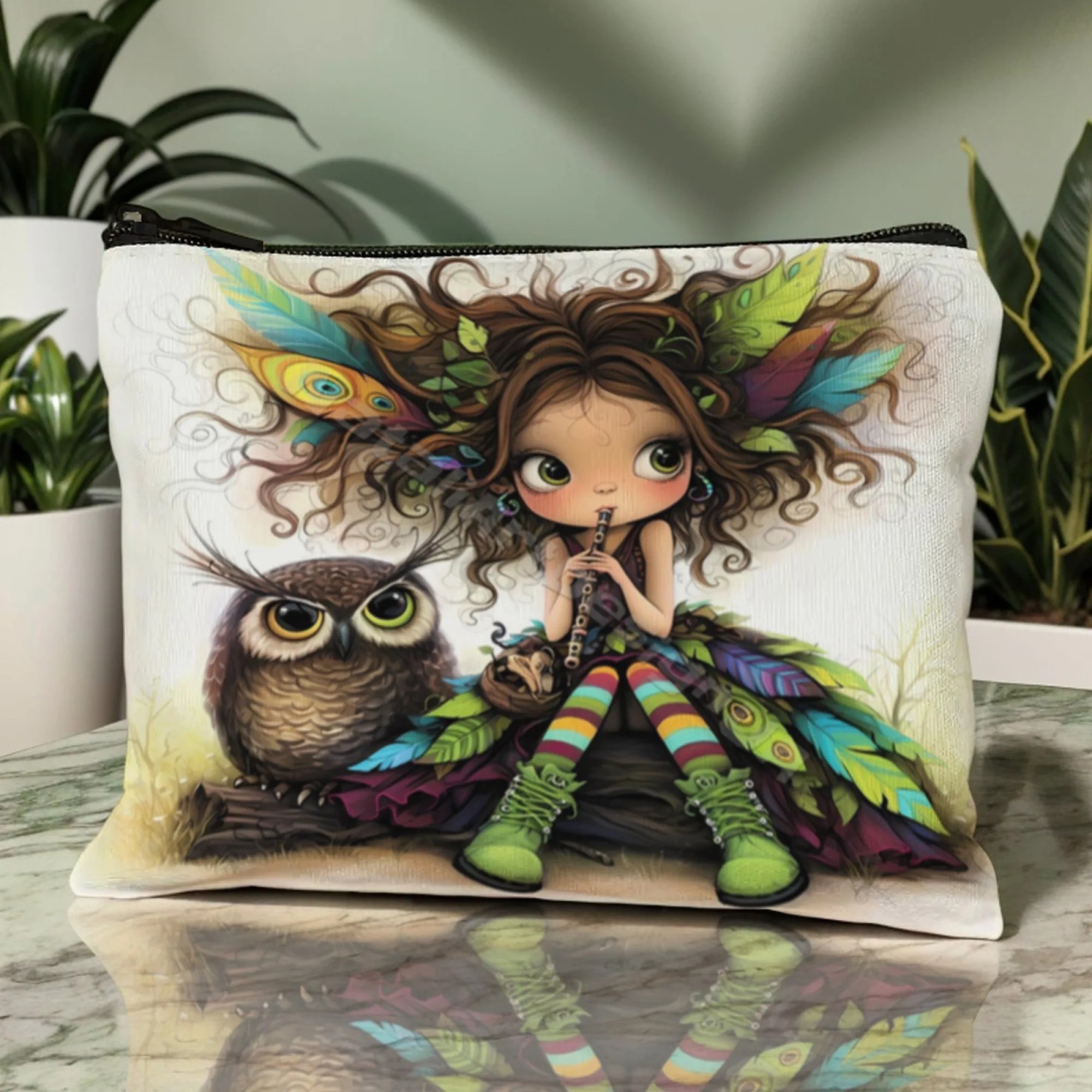 Cartoon Girl Makeup Bag Zipper - Travel Accessories Toiletries ulasan dan harga
