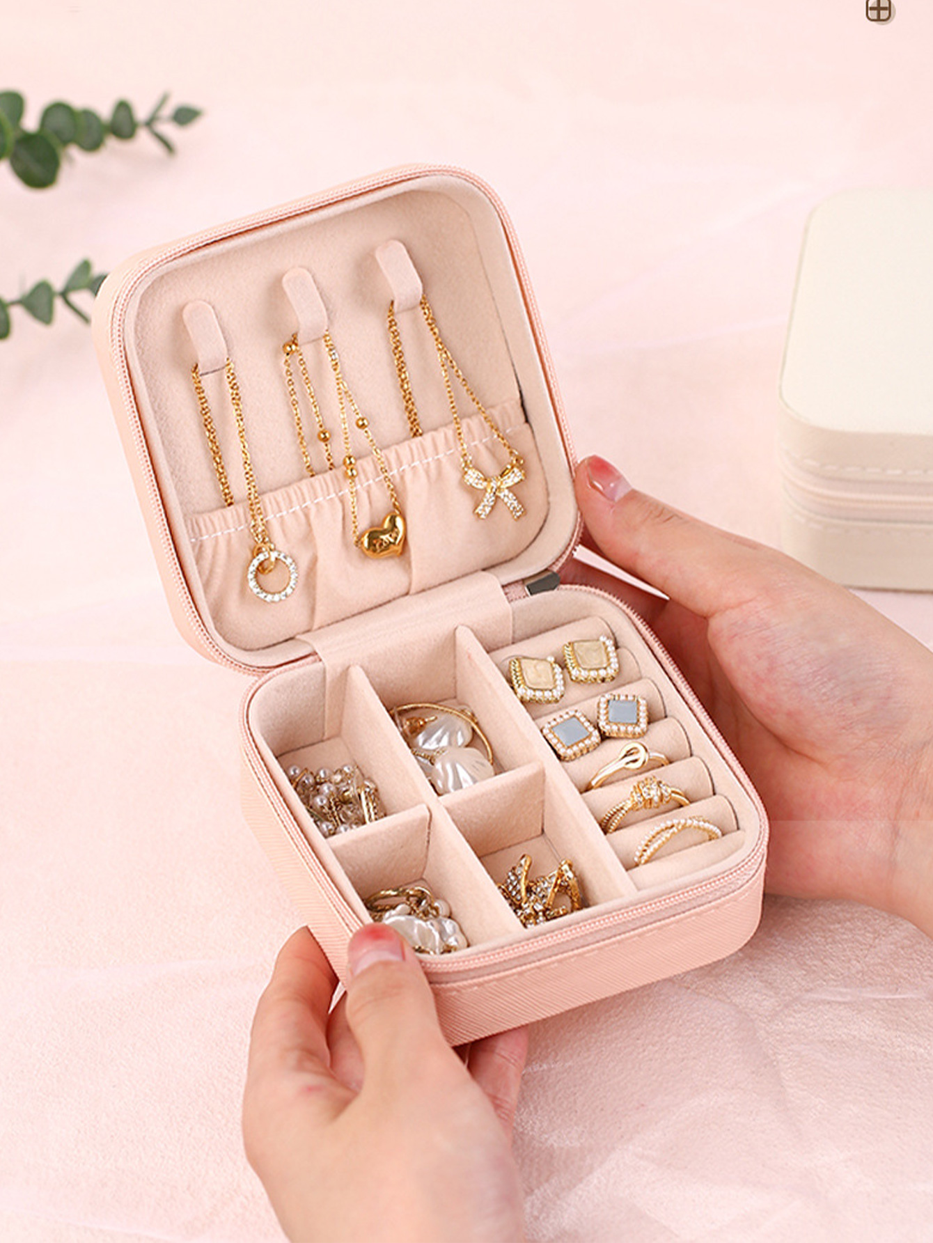 1pc Mini Jewelry Storage Box,  - Accessories Travel Jewelry Box ulasan dan harga