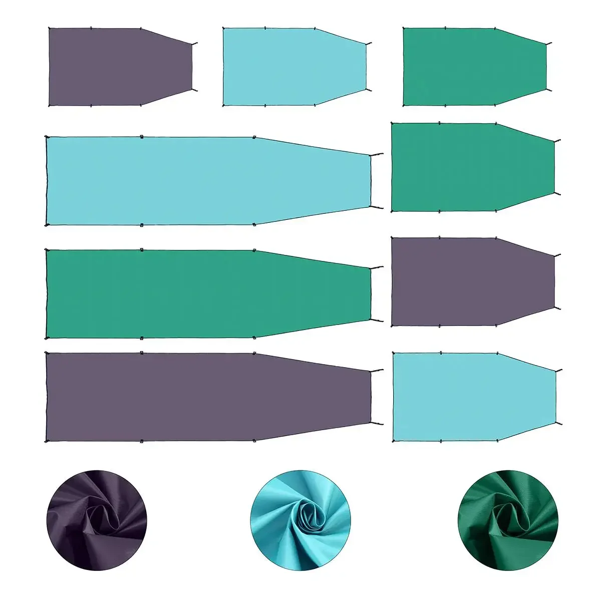 1 Set Outdoor Sun Shelter Port - Travel Accessories You Need ulasan dan harga