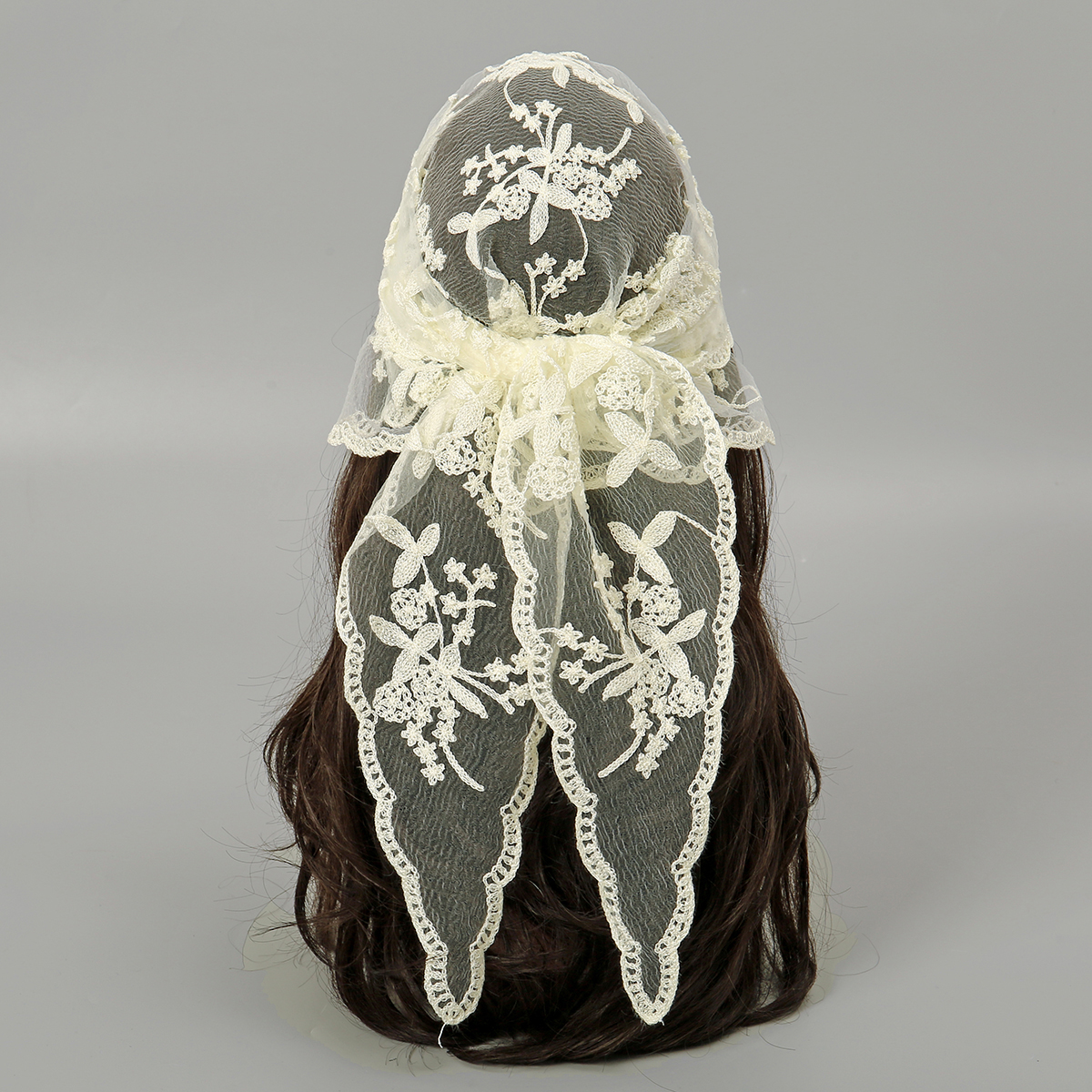 Fashion Ins Lace Hair Scarf Wo - Travel Accessories For Girls ulasan dan harga