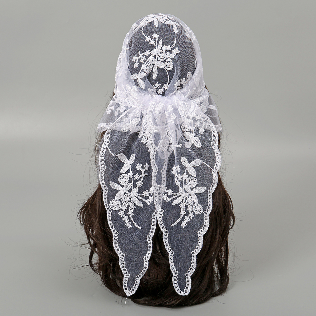 Fashion Ins Lace Hair Scarf Wo - Travel Accessories For Girls ulasan dan harga