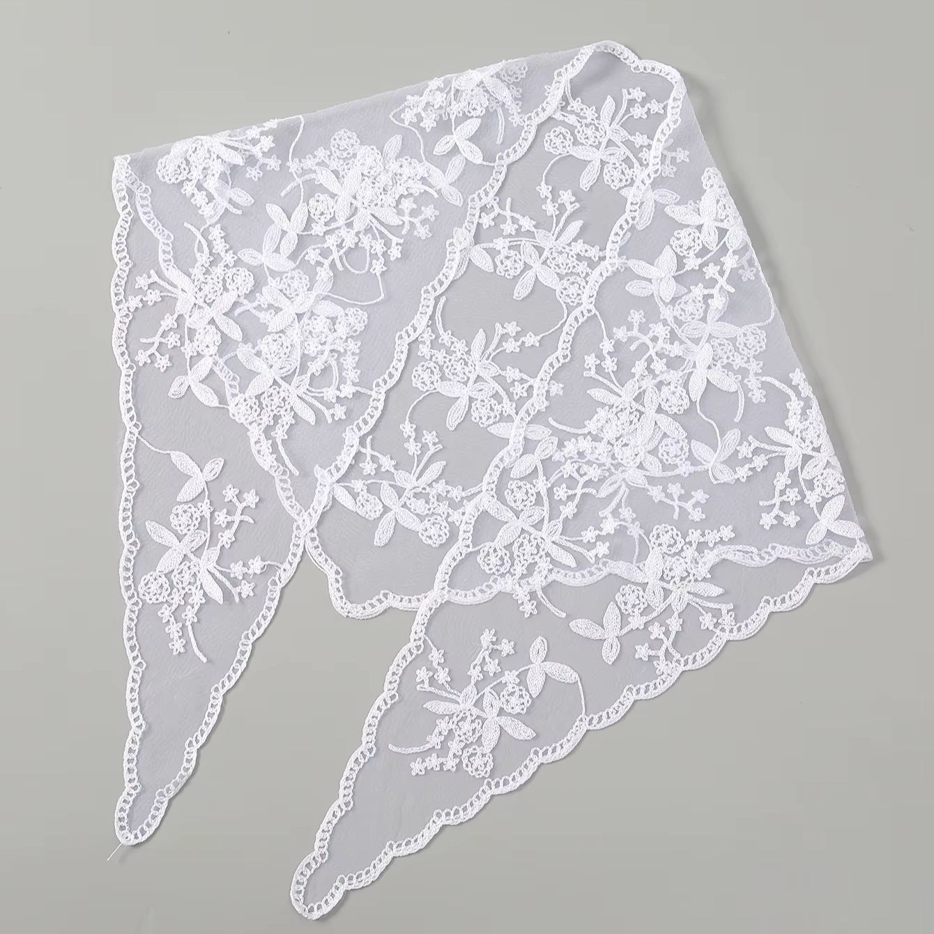 Fashion Ins Lace Hair Scarf Wo - Travel Accessories For Girls ulasan dan harga