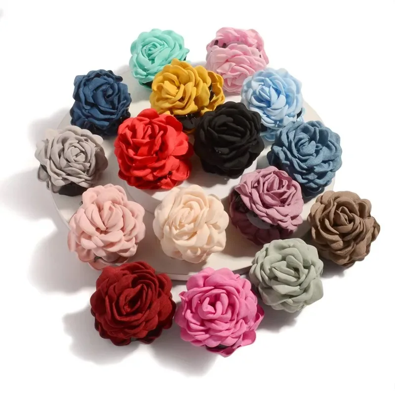 French Fabric Rose Flower Hair - Travel Accessories For Girls ulasan dan harga